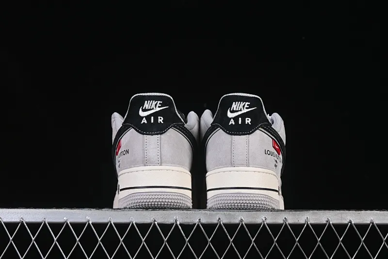 All categories Nk Air Force 1 Air Force series Nk Air Force 1 Low Air Force low top Nike Air Force 1'07 Low LV joint pig eight meters gray black Air Force 1 low top casual sneakers MZ9588-810